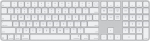 Magic Keyboard with Touch ID and Numeric Keypad for Mac models with Apple silicon White - Wireless | QWERTY | Bluetooth