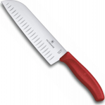 Victorinox Swiss Classic Santoku Knife 17cm red