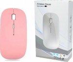 Mouse OPTICAL WIRELESS MOUSE TRUSTY 4D SLIMFITS PINK HQ>