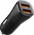 SPIGEN ESSENTIAL EV302 2-PORT CAR CHARGER 30W BLACK
