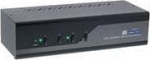 Switch InLine InLine&reg; KVM Desktop Switch, 4-port, Dual Monitor, DP 1.2+HDMI 2.0, 4K, USB 3.0, Audio