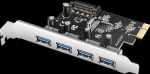 I/O CARD USB2 PCIE 4PORT/PCEU-430RS AXAGON