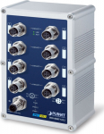 Switch Planet PLANET ISW-800T-M12 network links Not managed L2 Fast Ethernet (10/100) Blue Gray