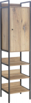Wine rack HANNES 44x40xH180cm, rustic melamine