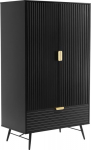 Wardrobe PIXAR 100x56xH175cm, black