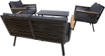 Garden furniture set MALAGA table, sofa and 2 chairs