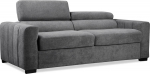 Sofa bed KINGSTON 3-seater 198x96xH76/94cm, dark grey