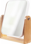 Top Choice Standing cosmetic mirror - bamboo (85802) 1szt
