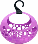 GIO`STYLE Basket for laundry tongs Love lilac 29x13x31cm