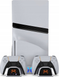 YAXO Cooling and charging stand ARCTIC BREEZE NE do PS5/PS5 Slim/PS5 Pro Alpine White