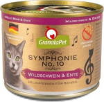 GRANATAPET Symphonie No.10 Wild boar and duck - wet cat food - 200g