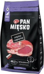 PAN MIĘSKO Veal with lamb M - dry dog food - 3kg
