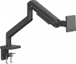 Digitus Ramię single desk clamp with mechanical spring 1x LCD max. 49" 20kg, VESA: 75x75, 100x100, czarne