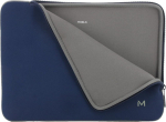 Mobilis Skin Sleeve 14-16" - Navy Blue and Grey