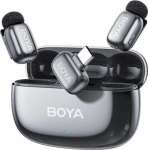 Boya juhtmevaba mikrofon mini 2-02 USB-C, lunar silver