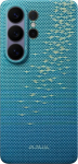 Pitaka Pitaka Edge Case, Lucid Blue (Aaron Button) - Samsung Galaxy S26 Ultra