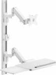 SpeaKa Professional SP-MM-960 Monitor wall mount with stacked keyboard tray 43.2 cm 17" - 109