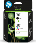 HP 301 2-pack Black/Tri-color Original Ink Cartridges