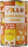 TILLO Chunks in gravy Duck - wet dog food - 415g