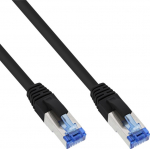 InLine Patchkabel Cat.6A, S/FTP (PiMf), 500MHz, schwarz - 1.5m