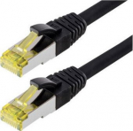 helos Cat 6a S/FTP 5 m, 5 m, Cat6a, S/FTP (S-STP), RJ-45, RJ-45, Black
