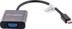 Lanberg AD-0006-BK video cable adapter 0.2 m VGA (D-Sub) Mini DisplayPort Black