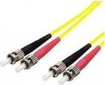 Equip Pro - Patch cable - ST Single mode (M) bis ST Single mode (M) - 2 m - Glasfaser - 9 / 125 micron - OS2 - halogen free - Gelb