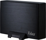 Drive Cabinet INTER-TECH Veloce (3.5" HDD, SATA/SATA II, USB3.0) Black