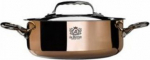 De Buyer Prima Matera Saucepot copper/steel low 24cm induction
