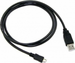 Kabel USB C-Tech USB-A - microUSB 1 m Czarny (CB-USB2M-10B)