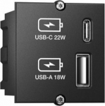 Bachmann USB A&C Charger Custom Module, 917.227, USB A + USB C, 0 -