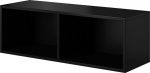 Cama MEBLE Cama open storage cabinet ROCO RO2 112/37/37 black
