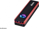 Akasa Vegas SSD Mate, M.2 SATA/NVME SSD to USB3.2 Gen2