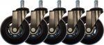 LC-Power Rolle - 75 mm - Schwarz (pack of