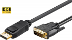 MicroConnect DisplayPort to DVI-D Cable 3m, DP v1.2- DVI-D 24+1
