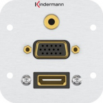 Kindermann Konnect 54 alu - HDMI, VGA, Audio
