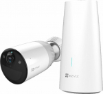 EzViz (HikVision) Valvekaamera EZVIZ BC1 akutoitega koduvalve komplekt, inimese tuvastus, v&auml;litingimustesse IP66, FullHD 1080p 2MP H265, tugijaam
