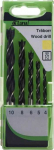 Luna drill bit for wood, twisting cylindrical 4 5 6 10 8mm zestaw (232170100)