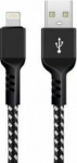 Cable USB Maclean USB-A - Lightning 1 m Czarny (MCE472)