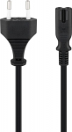 Wentronic goobay NK 104 S-150 Str&oslash;mkabel 1.5m Sort