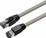 MicroConnect CAT8.1 S/FTP 3m Grey LSZH, Shielded Network Cable, AWG
