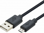 Kabel USB TB Print USB-A - microUSB 1.8 m Czarny (AKTBXKU2PBAW18B)