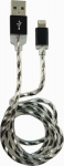 Kabel USB LC-Power USB-A - Lightning 1 m Transparent (31331H)