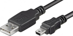 Logilink | USB MINI-B 5-pin 180 Cert 1.8m | USB-A to mini-USB USB A