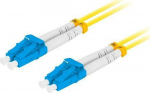 Lanberg PATCHCORD ŚWIATŁOWODOWY SM LC/UPC-LC/UPC DUPLEX 3.0MM LSZH G657A1 5M YELLOW LANBERG