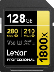 Lexar SDXC 128GB Professional 1800x UHS-II U3 (180/270 MB/s) - 2 szt - SDXC | 128GB | UHS-II | U3 | C10 | V60 | 4K | Reading do 270 MB/s | Record do 180MB/s | 2pak