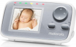 Motorola | Video Baby Monitor | VM482 2.4" | 2.4" LCD color display with 480 x 272px resolution; Room temperature monitoring; Infrared night vision; Infrared night vision; 2.4GHz FHSS wireless technology for in-home viewing; Digital zoom 2x; High sen ...