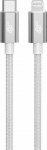 Kabel USB TB Energy USB-C - Lightning 1 m Silver (AKTBXKUAMFICS1V)