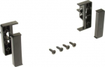 2GO ACV 1-DIN facia plate Audi A2 / A3 / A4 / A6 black 100568