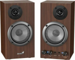 Genius Computer Technology Computer Speakers Genius Genius speakers SP-HF 500B, 2.0, 16W, brown, volume control, Wood, 40Hz-20kHz